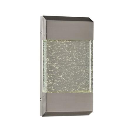 PLC Seguro Satin Nickel Wall Light 7594SN